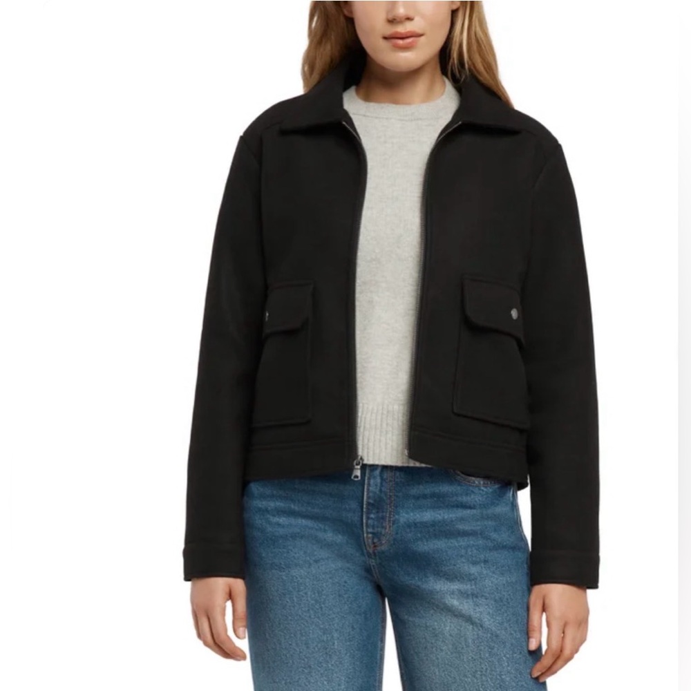 Banana Republic Zip-Up Jacket , Black
